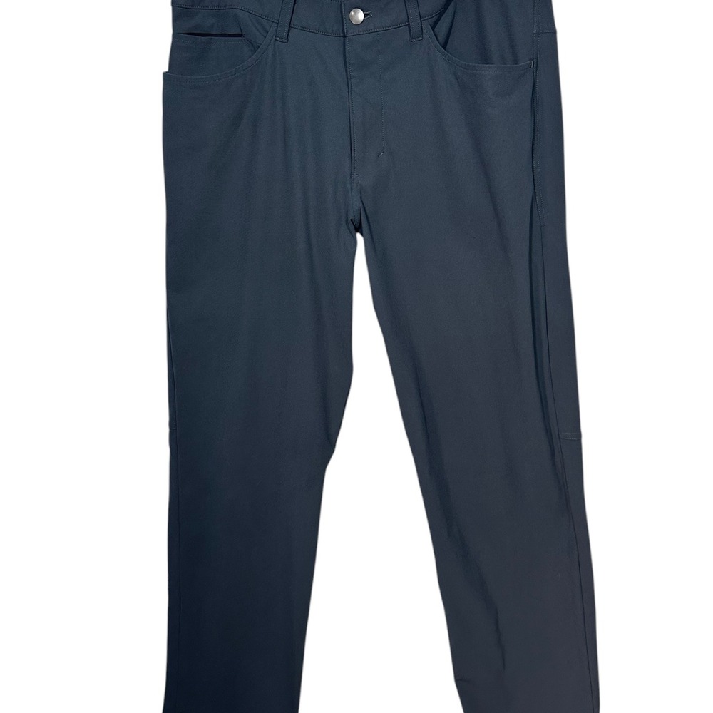 Lululemon Mens ABC Classic 5 Pocket Pants Charcoal Gray Sz 34x29 Golf Athletic